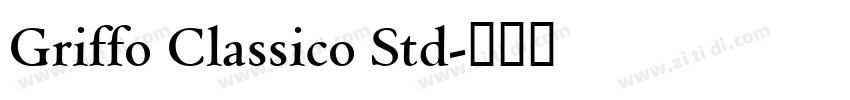 Griffo Classico Std字体转换
